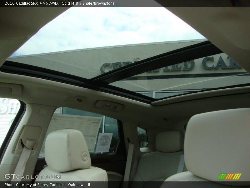 Gold Mist / Shale/Brownstone 2010 Cadillac SRX 4 V6 AWD