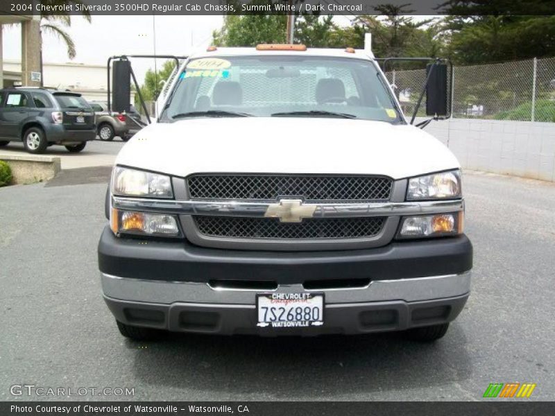 Summit White / Dark Charcoal 2004 Chevrolet Silverado 3500HD Regular Cab Chassis