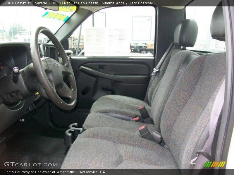 Summit White / Dark Charcoal 2004 Chevrolet Silverado 3500HD Regular Cab Chassis