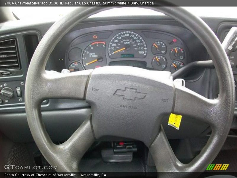 Summit White / Dark Charcoal 2004 Chevrolet Silverado 3500HD Regular Cab Chassis