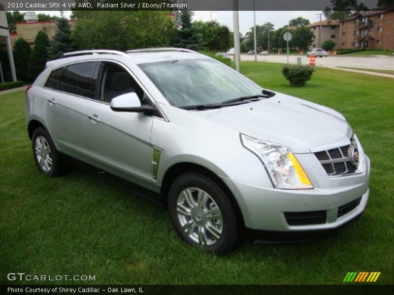 Radiant Silver / Ebony/Titanium 2010 Cadillac SRX 4 V6 AWD