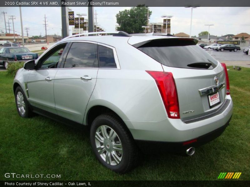 Radiant Silver / Ebony/Titanium 2010 Cadillac SRX 4 V6 AWD