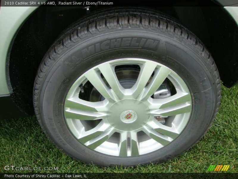 Radiant Silver / Ebony/Titanium 2010 Cadillac SRX 4 V6 AWD