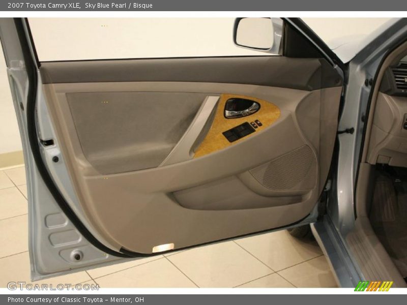 Sky Blue Pearl / Bisque 2007 Toyota Camry XLE