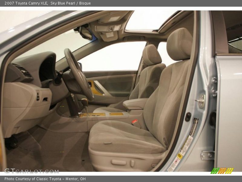 Sky Blue Pearl / Bisque 2007 Toyota Camry XLE