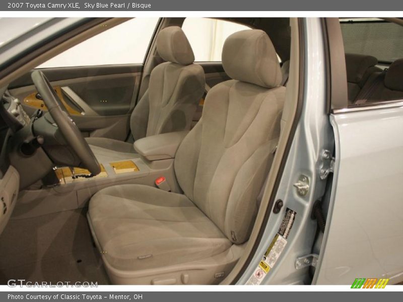 Sky Blue Pearl / Bisque 2007 Toyota Camry XLE