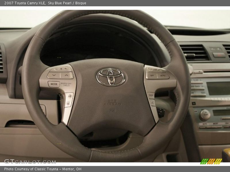 Sky Blue Pearl / Bisque 2007 Toyota Camry XLE