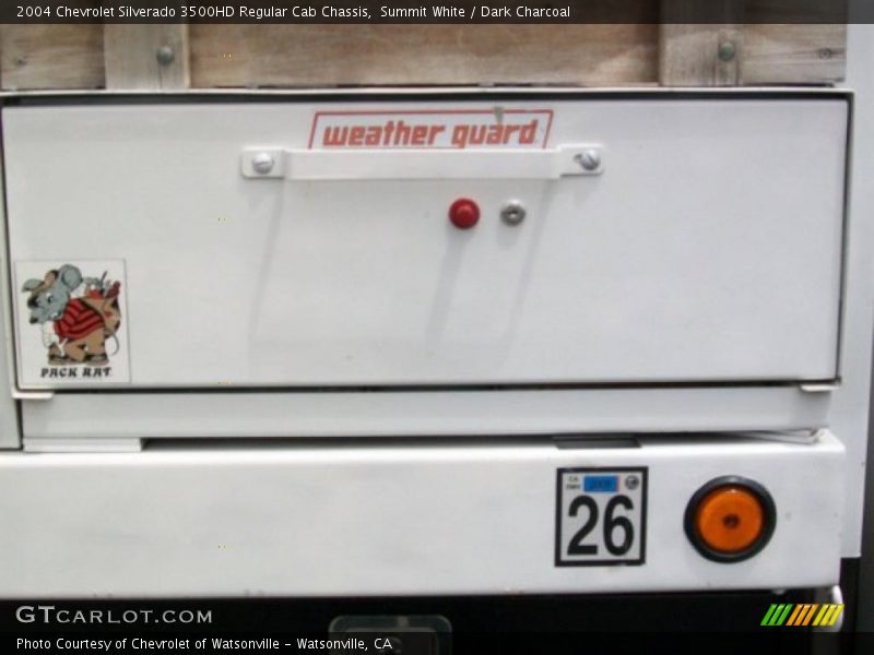 Summit White / Dark Charcoal 2004 Chevrolet Silverado 3500HD Regular Cab Chassis