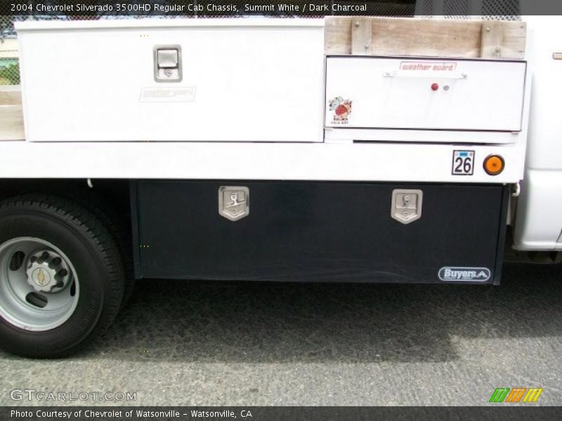 Summit White / Dark Charcoal 2004 Chevrolet Silverado 3500HD Regular Cab Chassis