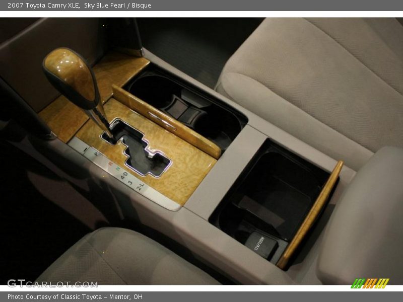 Sky Blue Pearl / Bisque 2007 Toyota Camry XLE