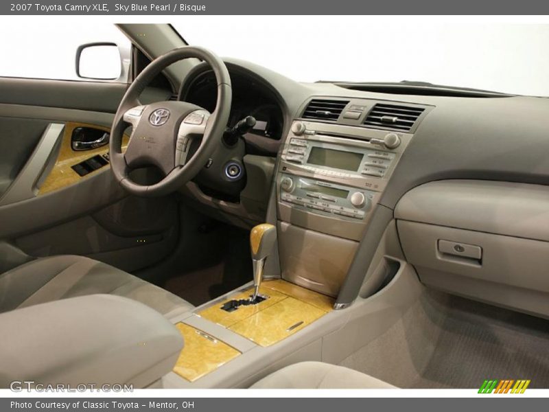 Sky Blue Pearl / Bisque 2007 Toyota Camry XLE