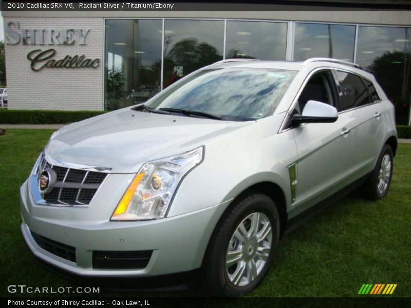 Radiant Silver / Titanium/Ebony 2010 Cadillac SRX V6