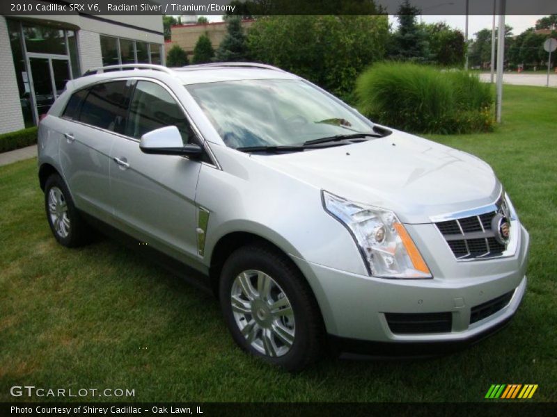 Radiant Silver / Titanium/Ebony 2010 Cadillac SRX V6