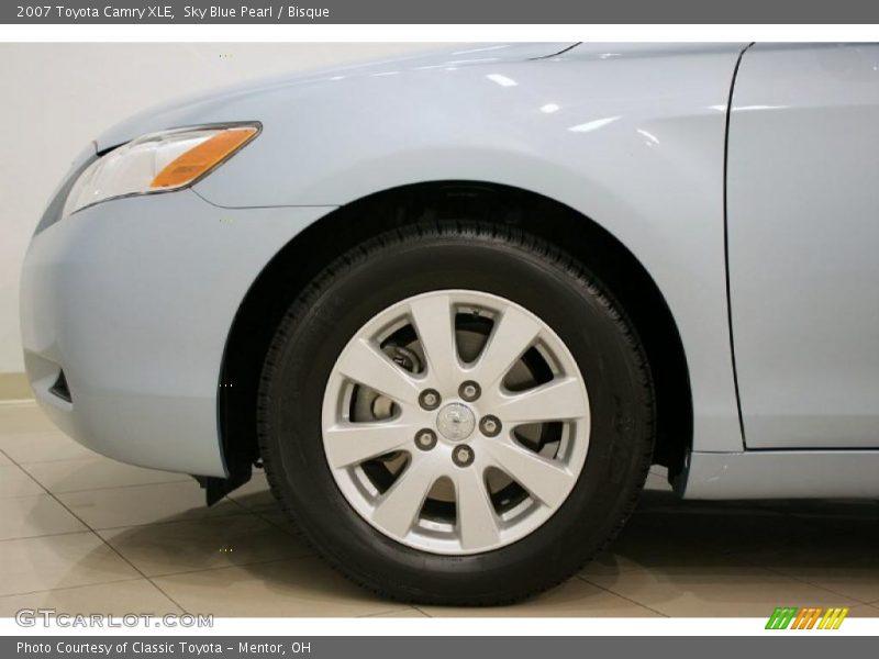 Sky Blue Pearl / Bisque 2007 Toyota Camry XLE