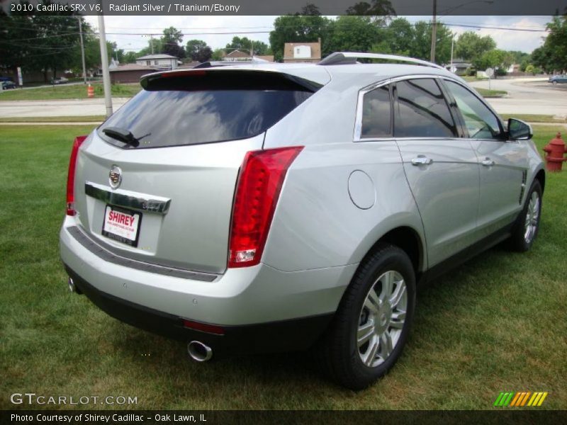 Radiant Silver / Titanium/Ebony 2010 Cadillac SRX V6