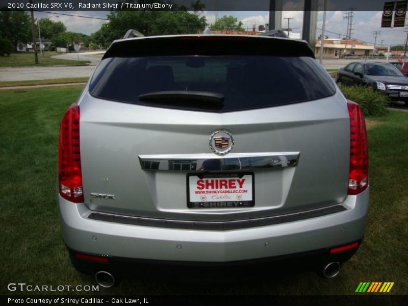 Radiant Silver / Titanium/Ebony 2010 Cadillac SRX V6