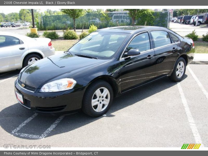 Black / Ebony Black 2008 Chevrolet Impala LS