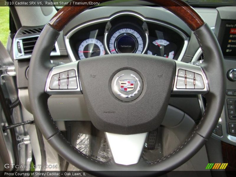 Radiant Silver / Titanium/Ebony 2010 Cadillac SRX V6