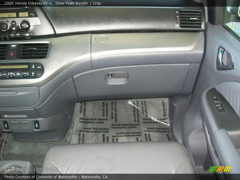 Silver Pearl Metallic / Gray 2005 Honda Odyssey EX-L