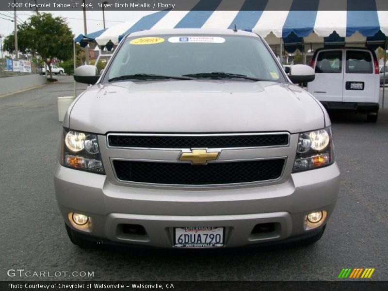 Silver Birch Metallic / Ebony 2008 Chevrolet Tahoe LT 4x4