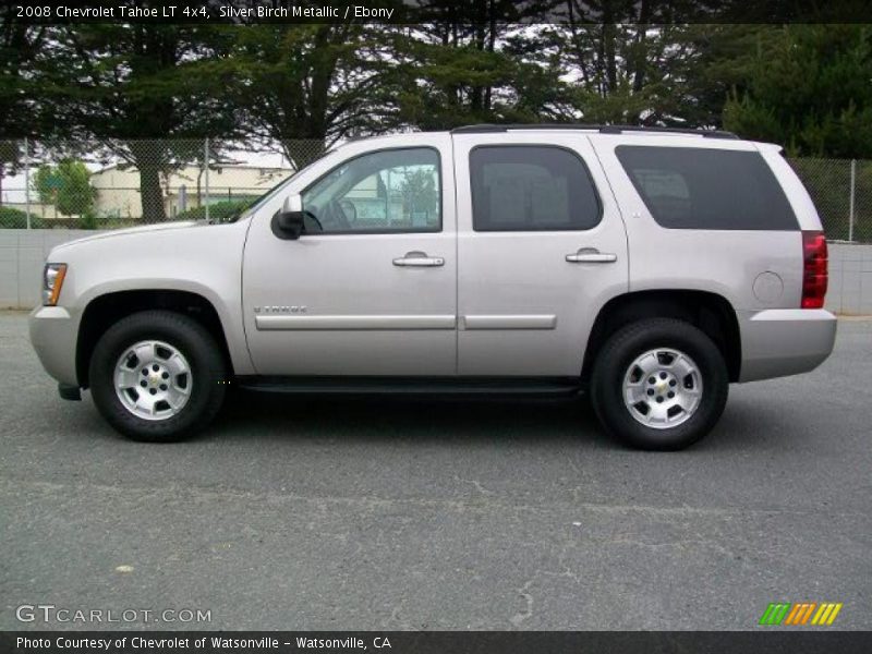 Silver Birch Metallic / Ebony 2008 Chevrolet Tahoe LT 4x4