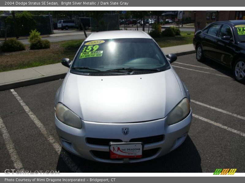 Bright Silver Metallic / Dark Slate Gray 2004 Dodge Stratus SE Sedan