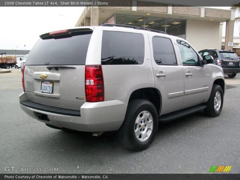 Silver Birch Metallic / Ebony 2008 Chevrolet Tahoe LT 4x4