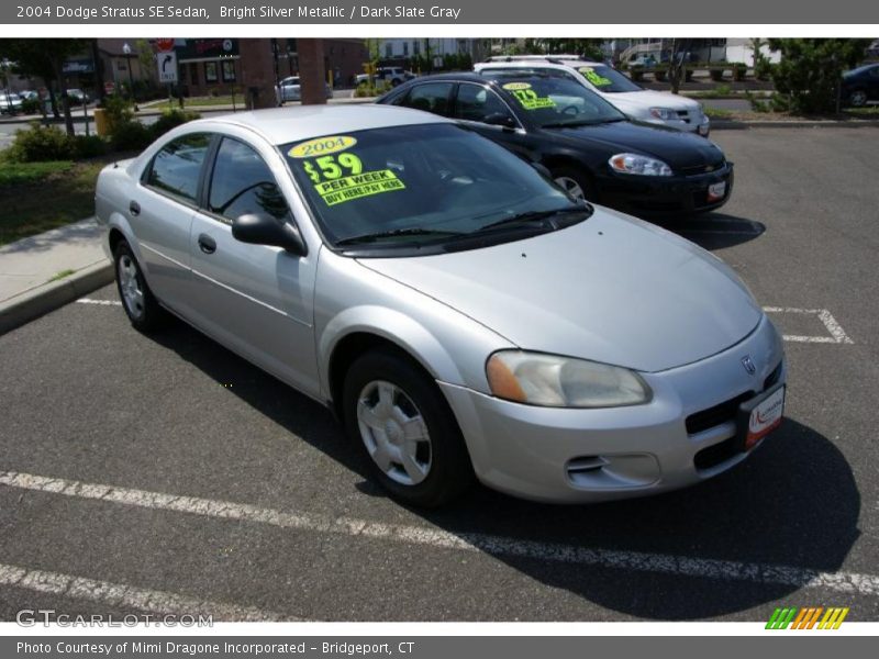 Bright Silver Metallic / Dark Slate Gray 2004 Dodge Stratus SE Sedan