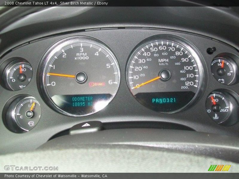 Silver Birch Metallic / Ebony 2008 Chevrolet Tahoe LT 4x4