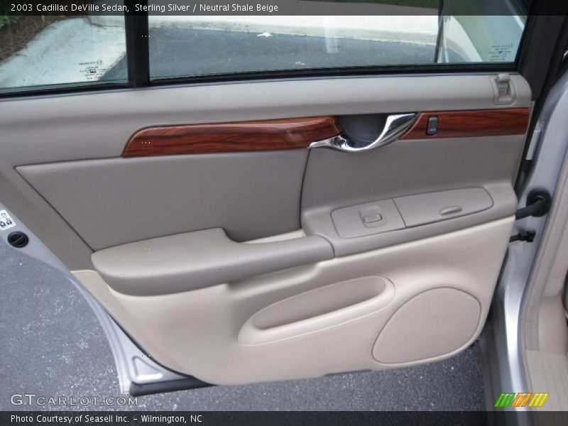 Sterling Silver / Neutral Shale Beige 2003 Cadillac DeVille Sedan