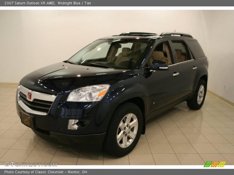 Midnight Blue / Tan 2007 Saturn Outlook XR AWD