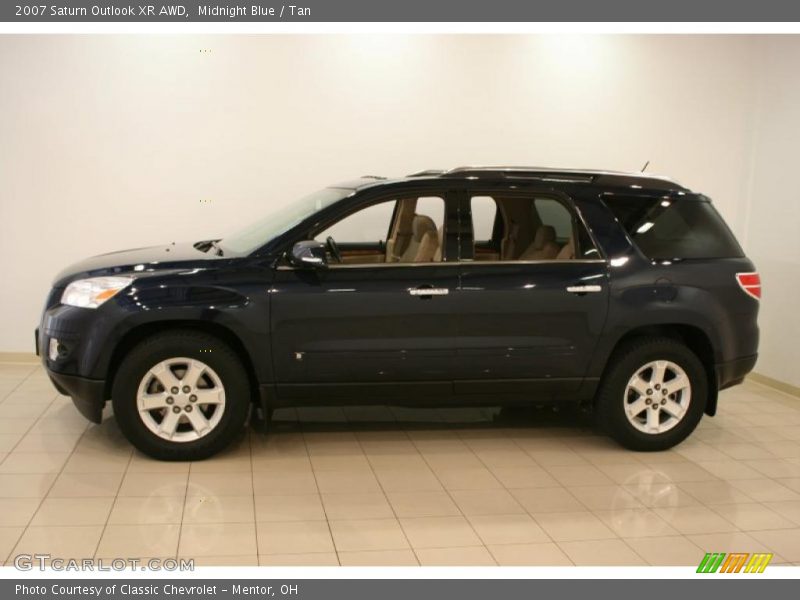 Midnight Blue / Tan 2007 Saturn Outlook XR AWD