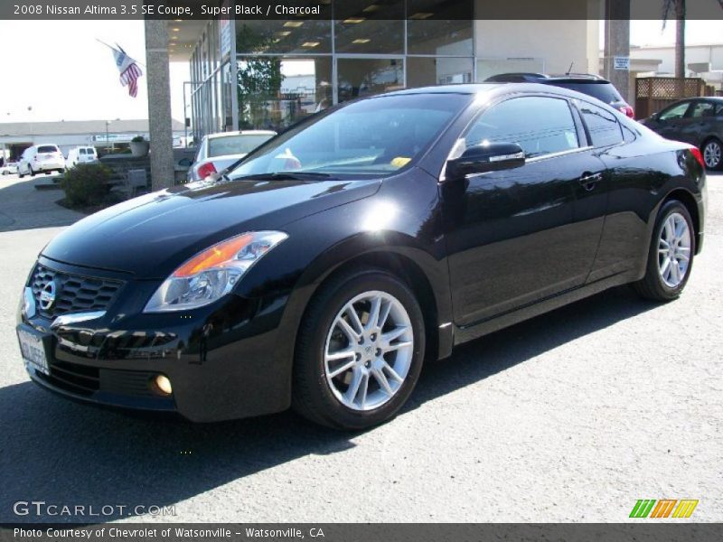 Super Black / Charcoal 2008 Nissan Altima 3.5 SE Coupe