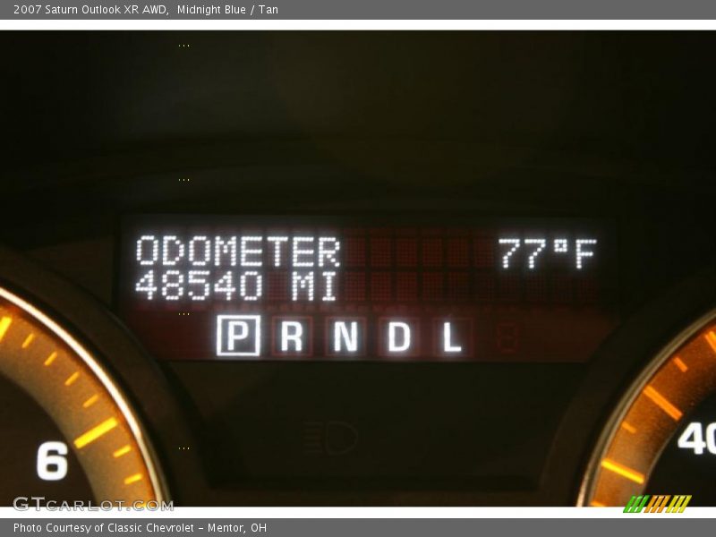 Midnight Blue / Tan 2007 Saturn Outlook XR AWD