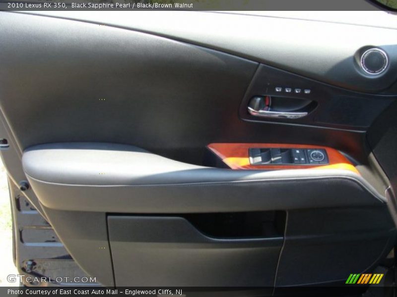 Black Sapphire Pearl / Black/Brown Walnut 2010 Lexus RX 350