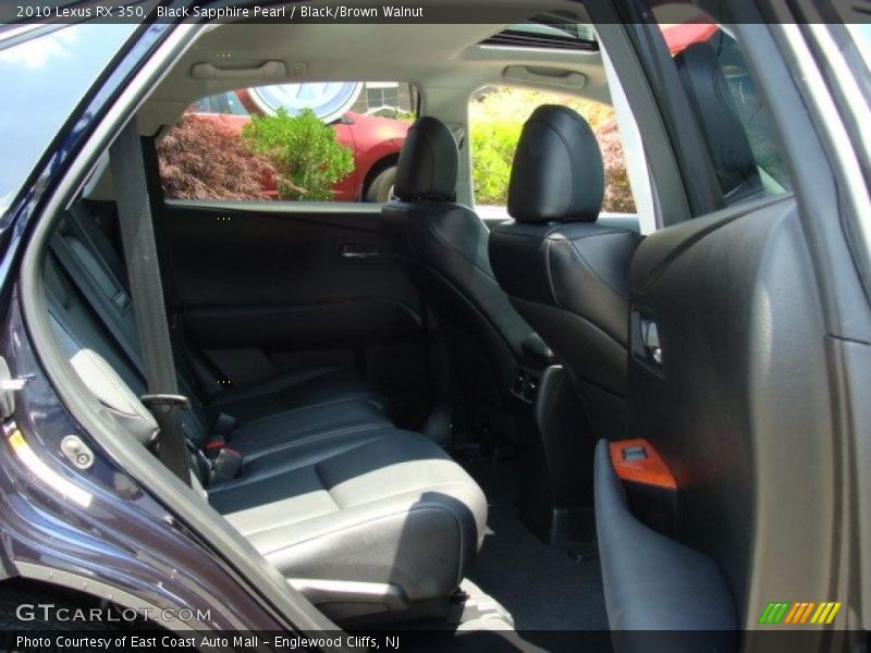 Black Sapphire Pearl / Black/Brown Walnut 2010 Lexus RX 350