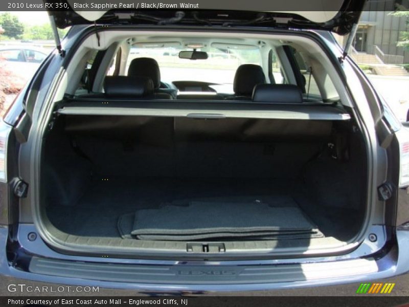 Black Sapphire Pearl / Black/Brown Walnut 2010 Lexus RX 350