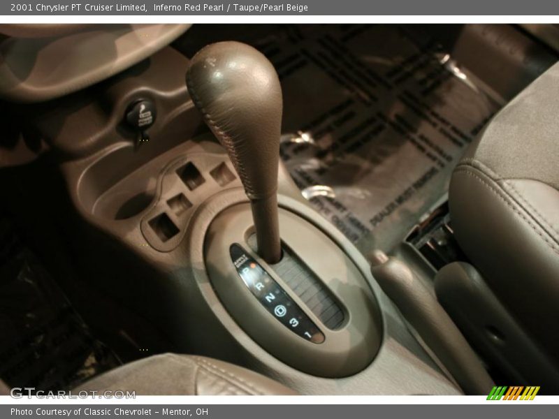 Inferno Red Pearl / Taupe/Pearl Beige 2001 Chrysler PT Cruiser Limited
