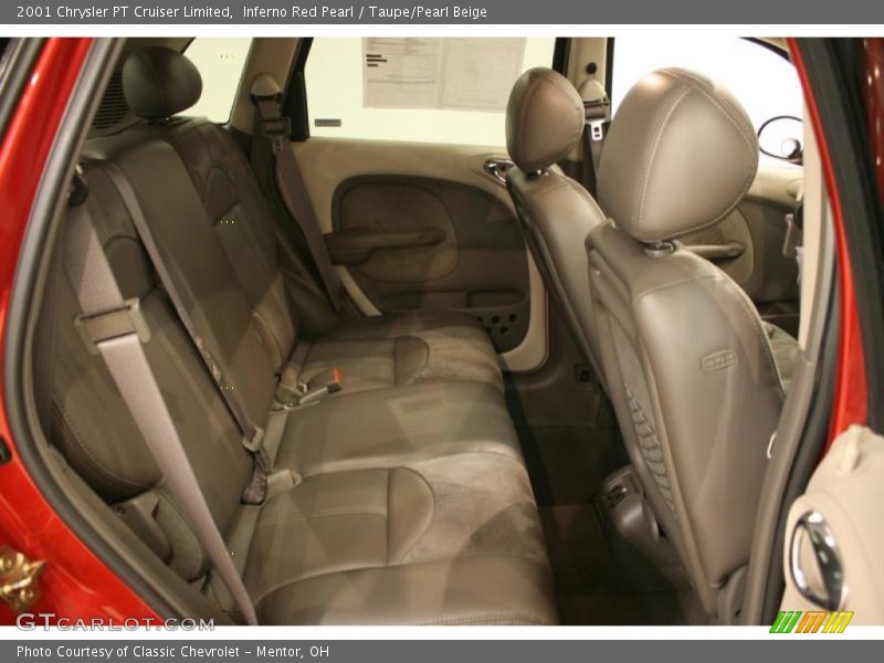 Inferno Red Pearl / Taupe/Pearl Beige 2001 Chrysler PT Cruiser Limited