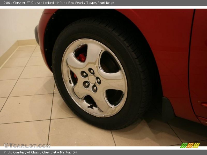 Inferno Red Pearl / Taupe/Pearl Beige 2001 Chrysler PT Cruiser Limited