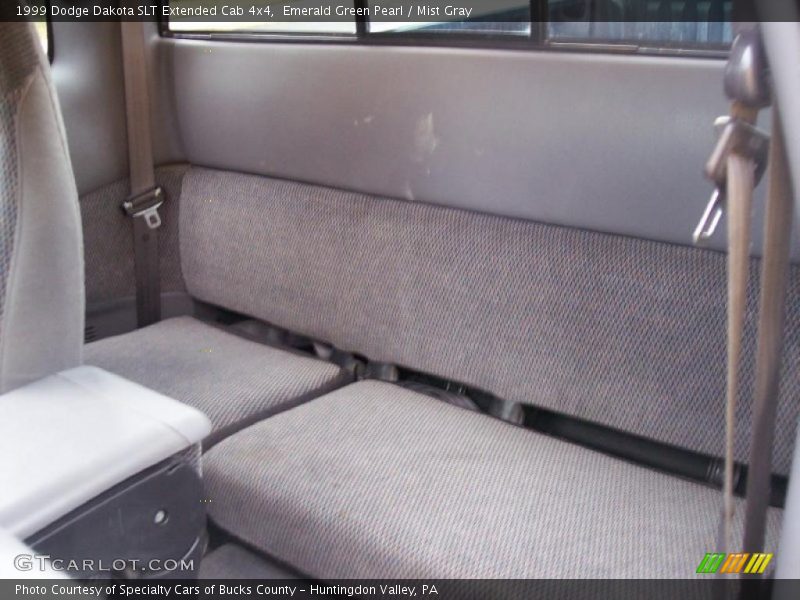 Emerald Green Pearl / Mist Gray 1999 Dodge Dakota SLT Extended Cab 4x4