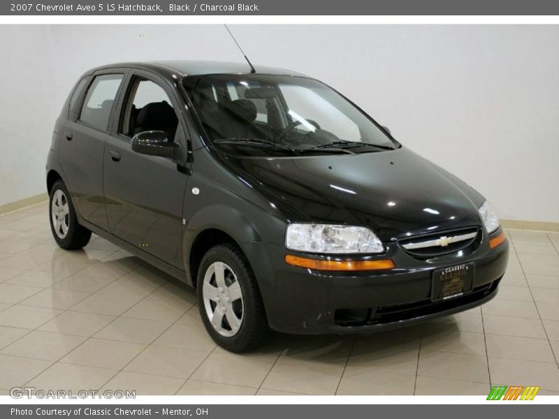 Black / Charcoal Black 2007 Chevrolet Aveo 5 LS Hatchback