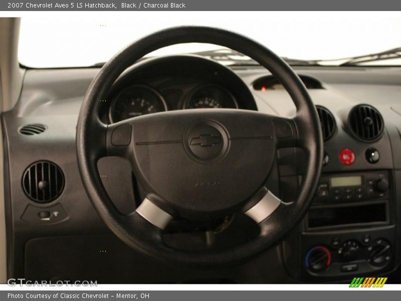 Black / Charcoal Black 2007 Chevrolet Aveo 5 LS Hatchback