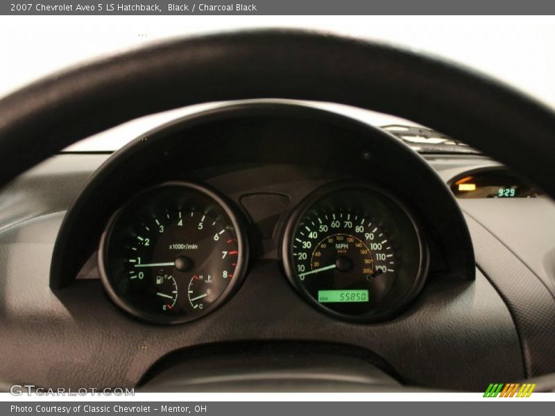 Black / Charcoal Black 2007 Chevrolet Aveo 5 LS Hatchback