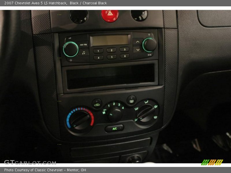 Black / Charcoal Black 2007 Chevrolet Aveo 5 LS Hatchback