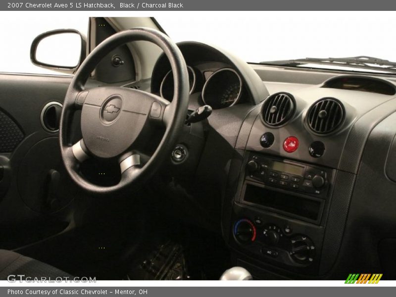 Black / Charcoal Black 2007 Chevrolet Aveo 5 LS Hatchback