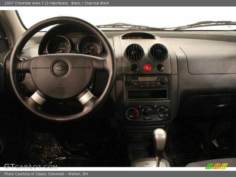 Black / Charcoal Black 2007 Chevrolet Aveo 5 LS Hatchback