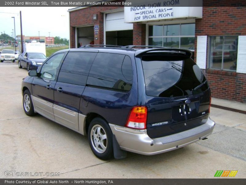True Blue Metallic / Medium Parchment Beige 2002 Ford Windstar SEL