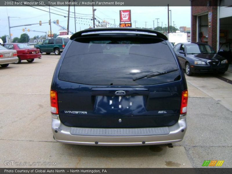 True Blue Metallic / Medium Parchment Beige 2002 Ford Windstar SEL