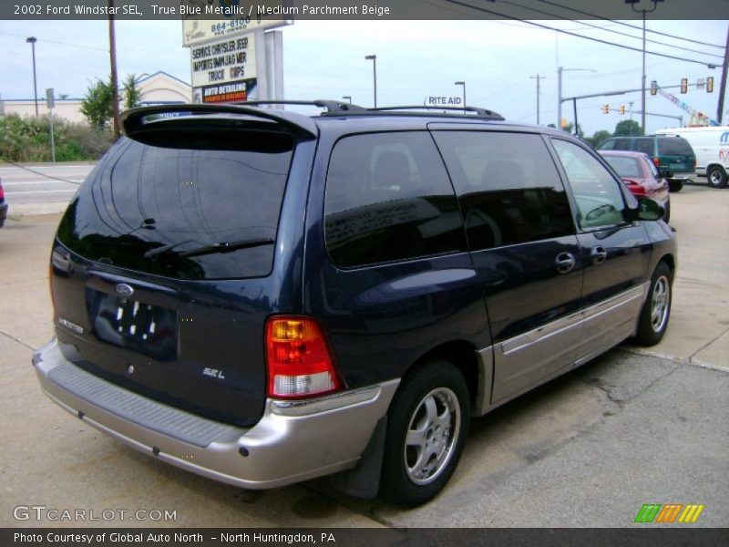 True Blue Metallic / Medium Parchment Beige 2002 Ford Windstar SEL